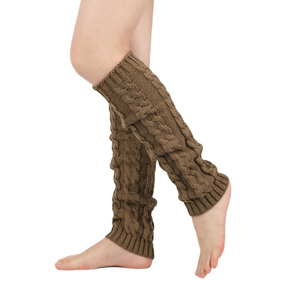 Knit Leg Warmers Warm Boot Socks for Women Cozy Leggings Knee High Thermal Socks